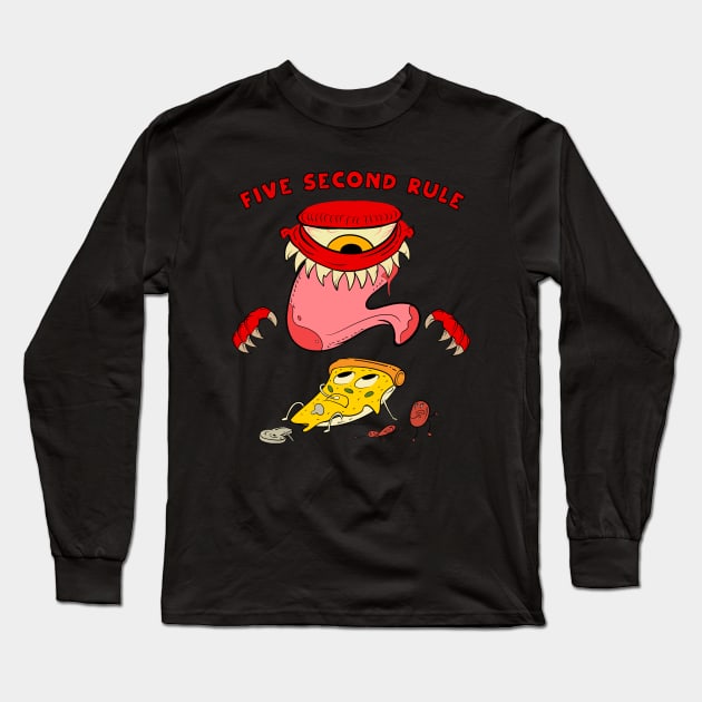 Five second rule Long Sleeve T-Shirt by D-PAC